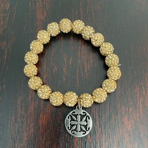 Rustic Cuff gold bracelet